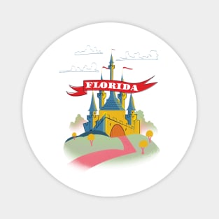 Florida Magical Castle Magnet